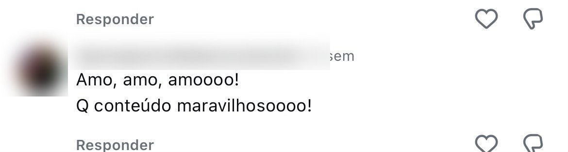 Comentário de aluno sobre o Bio X